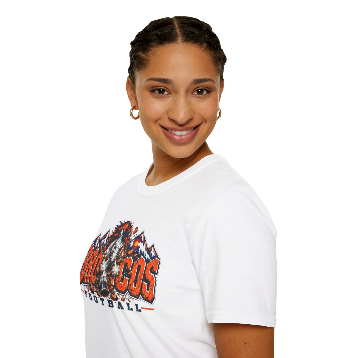 Broncos Football Mountain T-Shirt (V5)