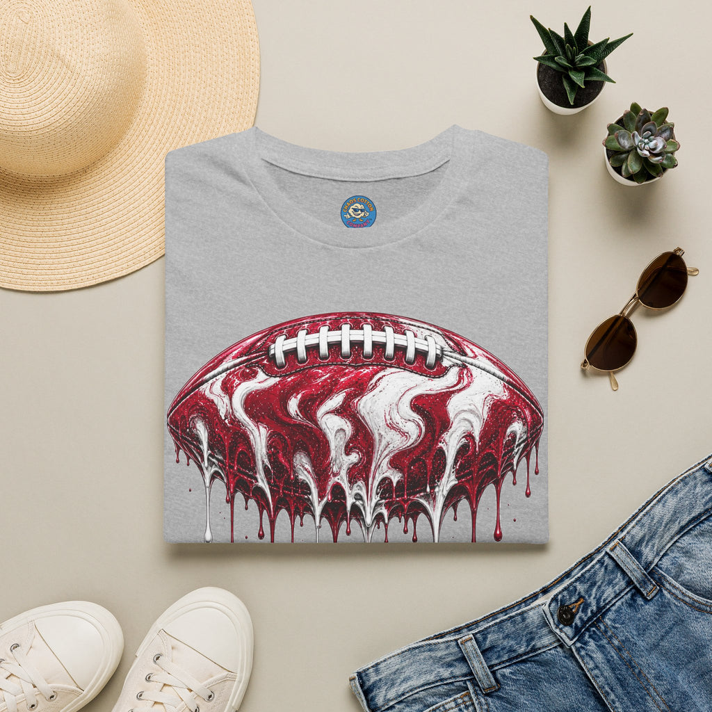 Oklahoma Sooners Drip Football T-Shirt