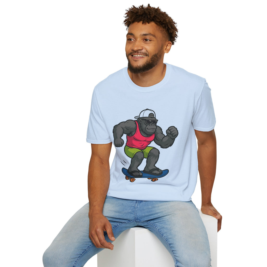 Skateboarding Gorilla T-Shirt