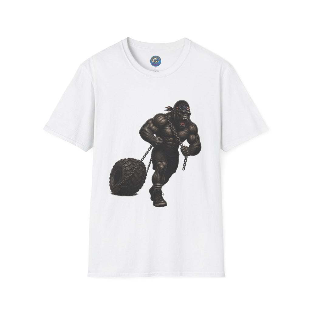 Gorilla Weightlifting T-Shirt (Tire Drag)