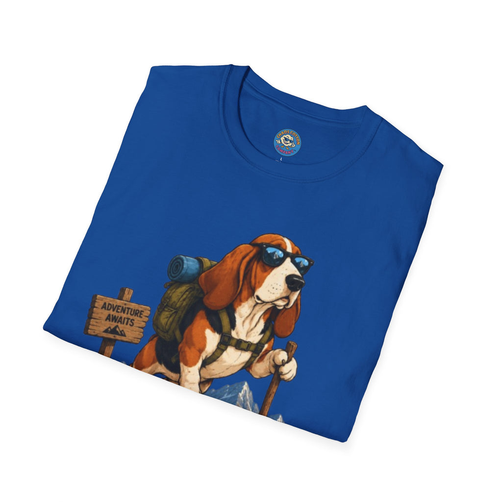 Hiking Basset Hound T-Shirt