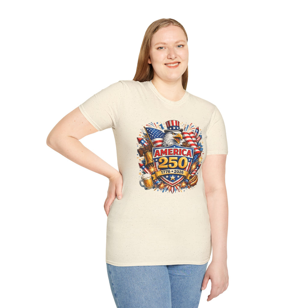 1776-2026 America 250 Patriotic T-Shirt