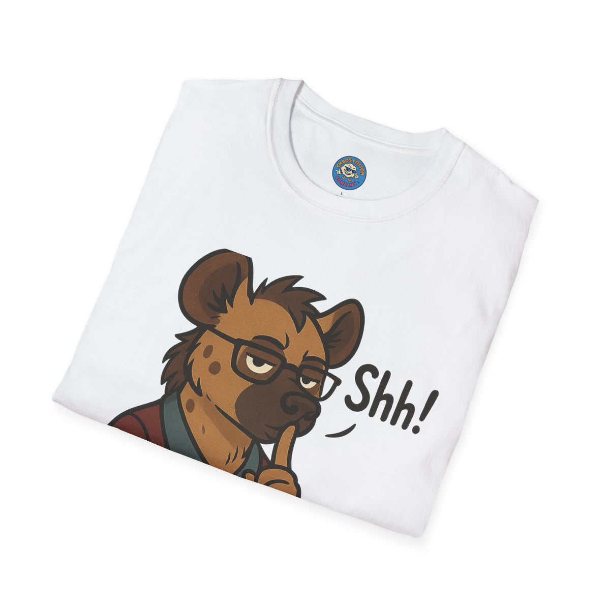The Quiet Hyena Librarian T-Shirt