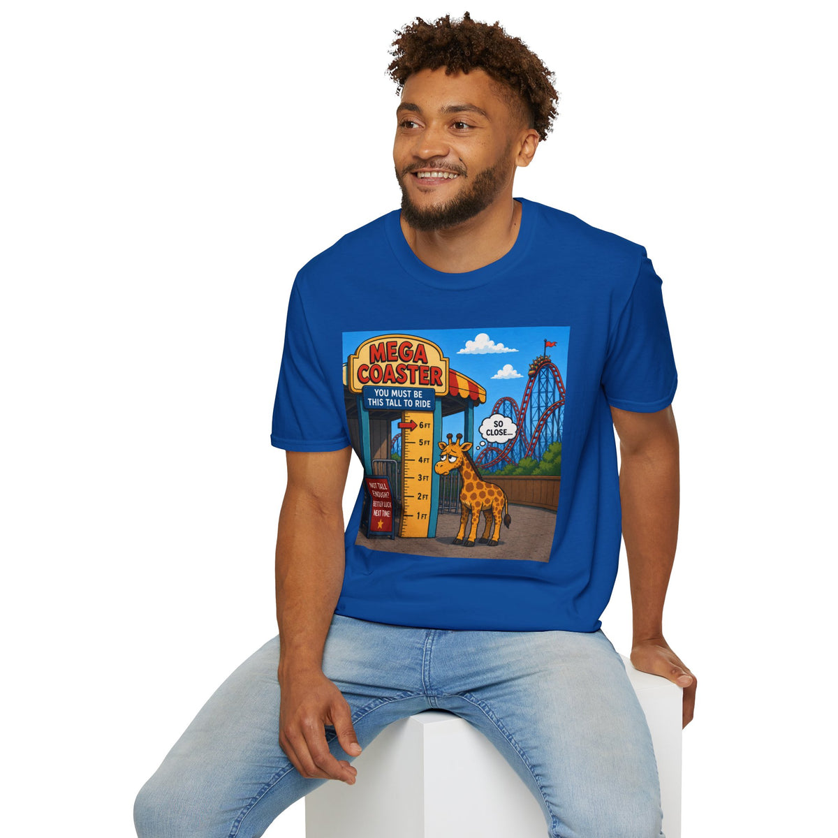 Almost Tall Enough Giraffe T-Shirt