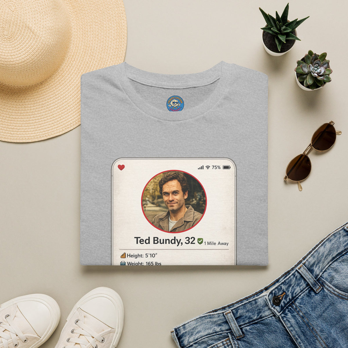 Ted Bundy Dating Profile T-Shirt