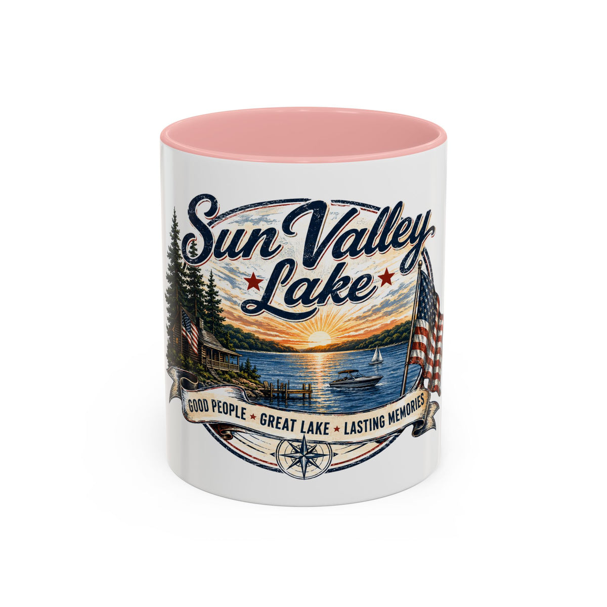 Sun Valley Lake Accent Coffee Mug