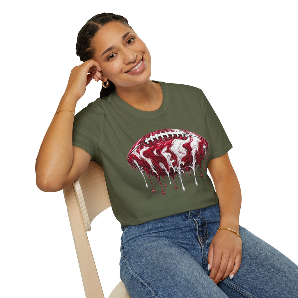 Oklahoma Sooners Drip Football T-Shirt