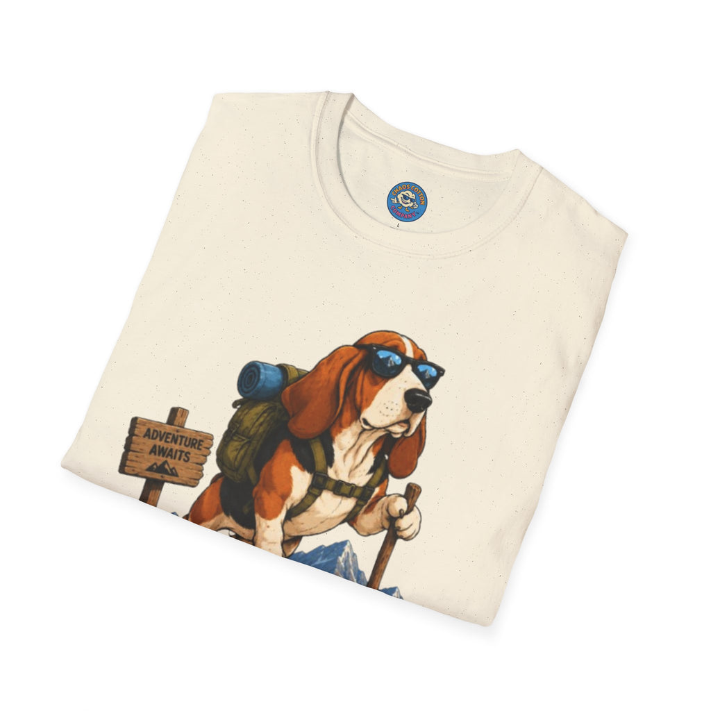 Hiking Basset Hound T-Shirt