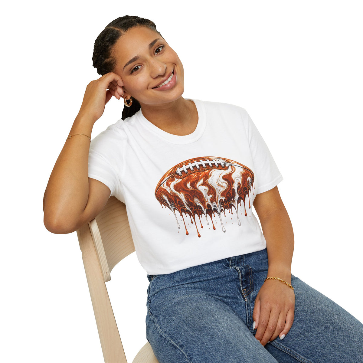 Texas Longhorns Drip Football T-Shirt