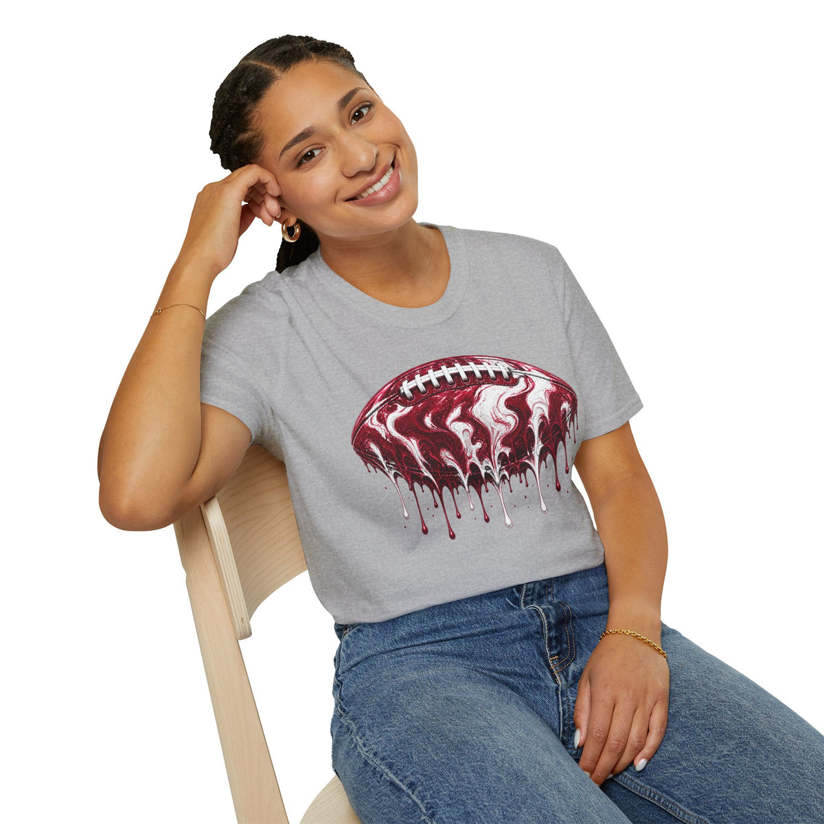 Alabama Crimson Tide Football Drip T-Shirt