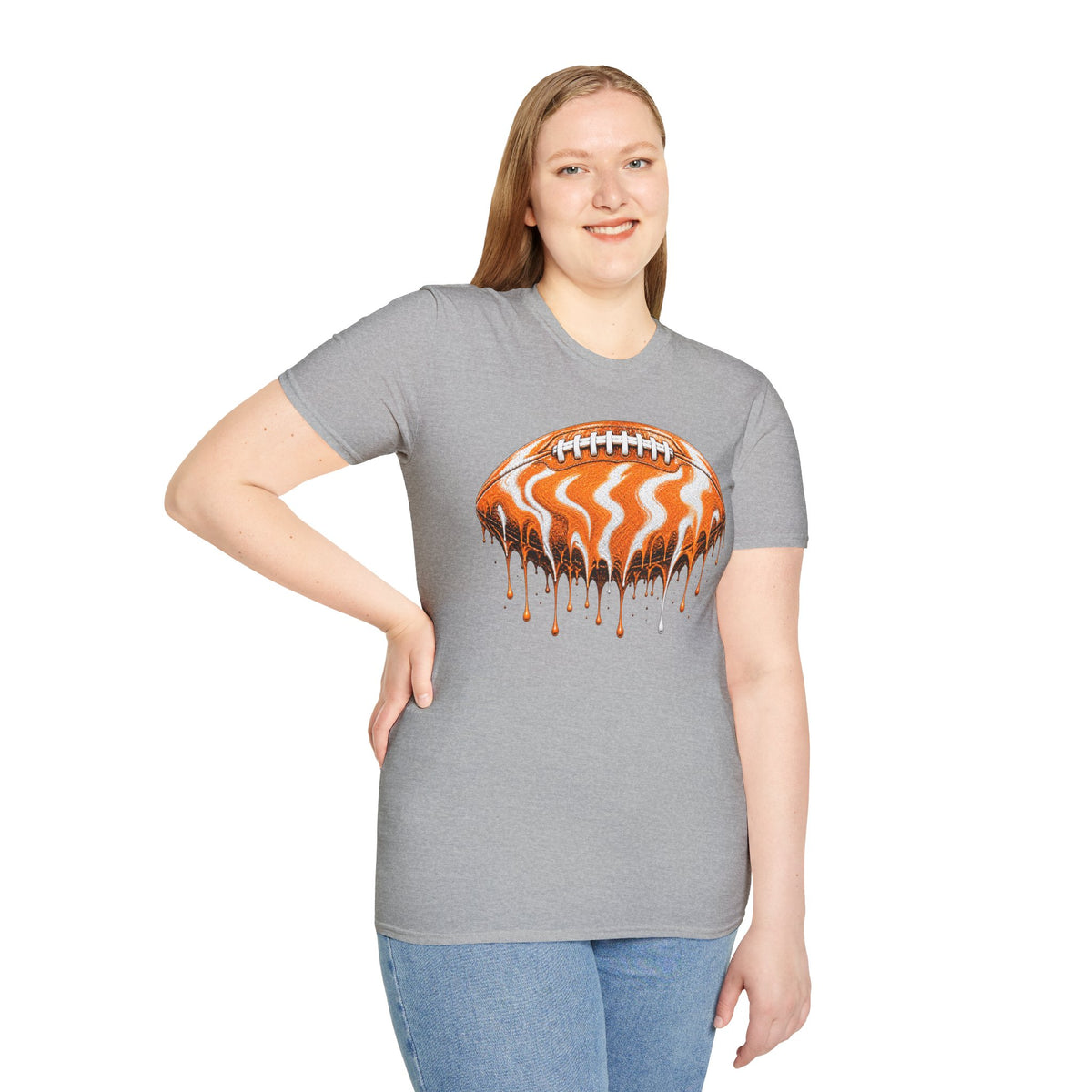 Tennessee Volunteers Drip Football T-Shirt