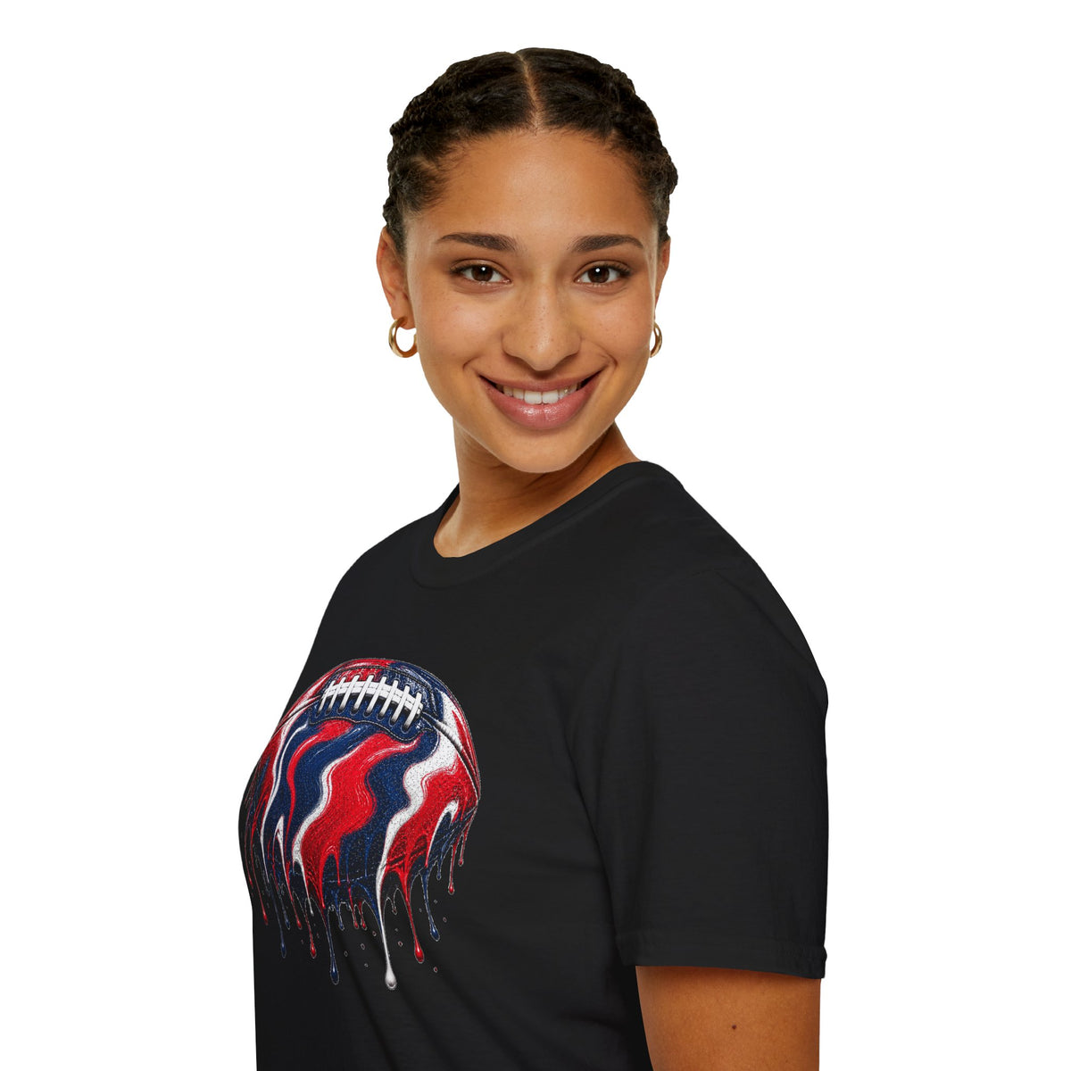 Ole Miss Drip Football T-Shirt