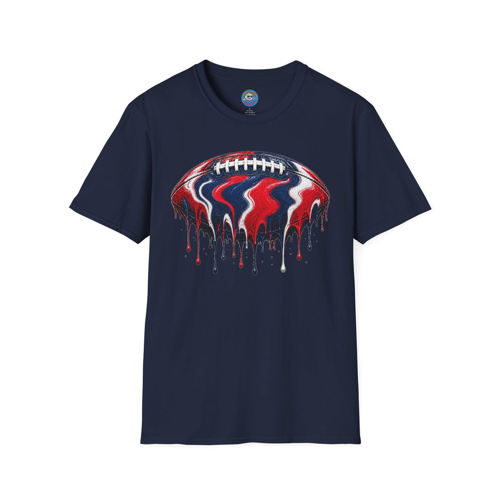 Ole Miss Drip Football T-Shirt