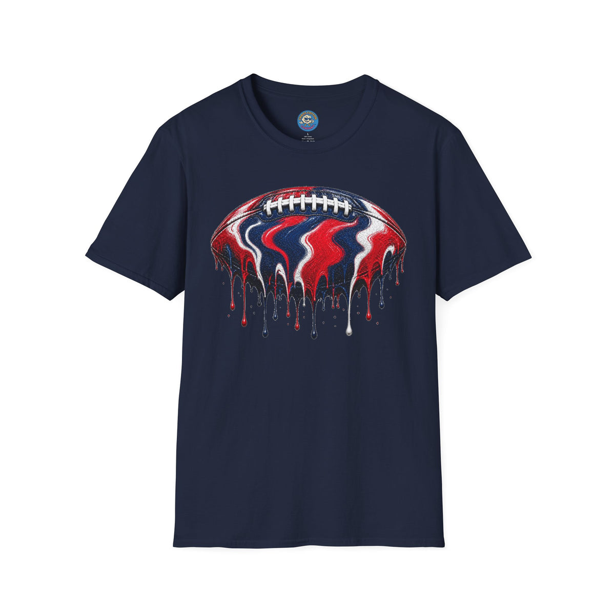 Ole Miss Drip Football T-Shirt