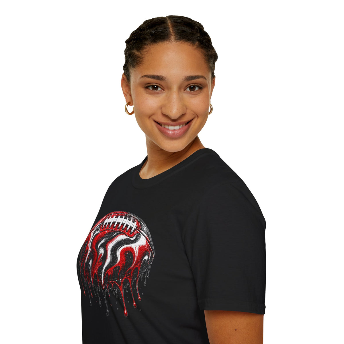 Georgia Bulldogs Drip Football T-Shirt