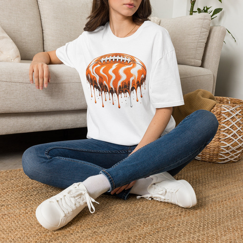 Tennessee Volunteers Drip Football T-Shirt