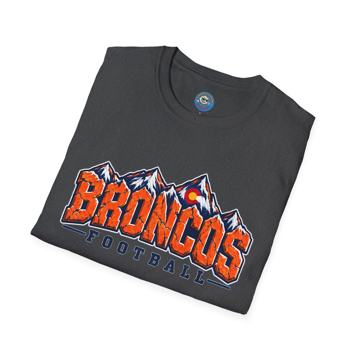 Broncos Football Mountain T-Shirt (V4)
