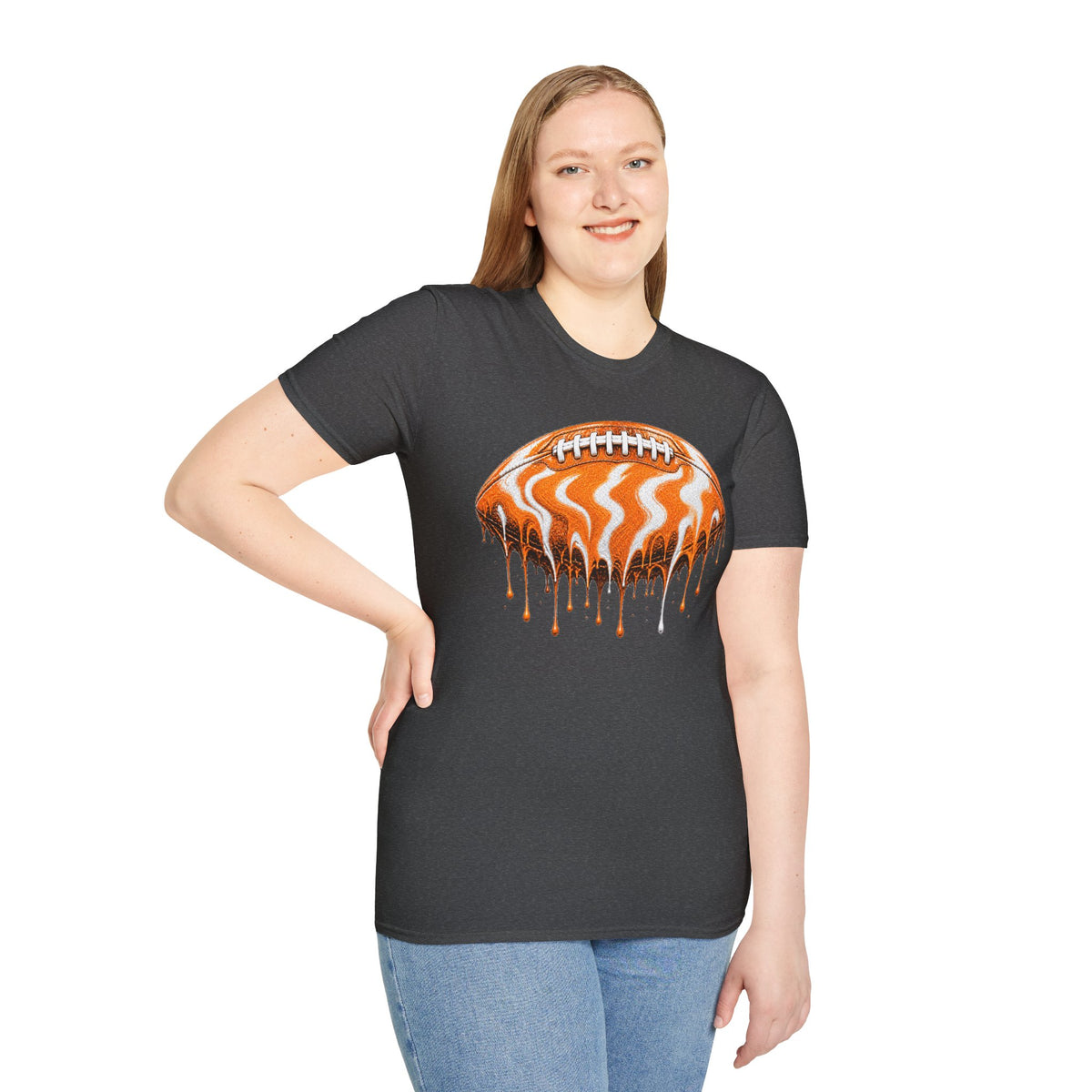 Tennessee Volunteers Drip Football T-Shirt