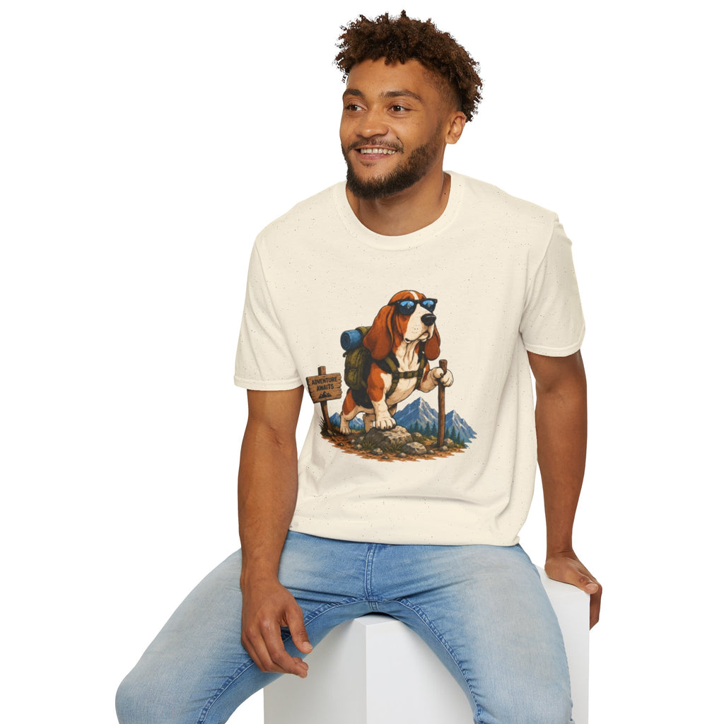 Hiking Basset Hound T-Shirt