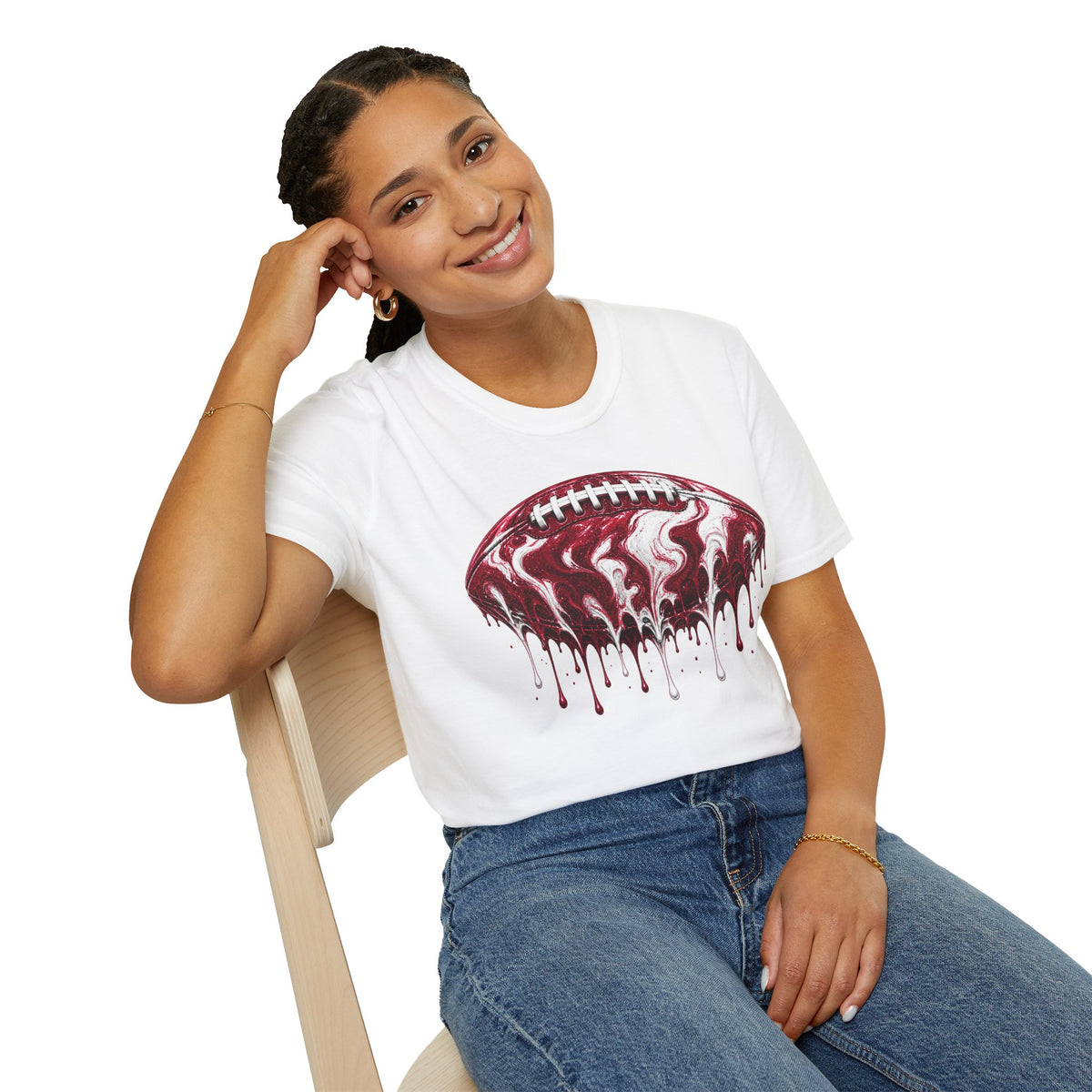 Alabama Crimson Tide Football Drip T-Shirt