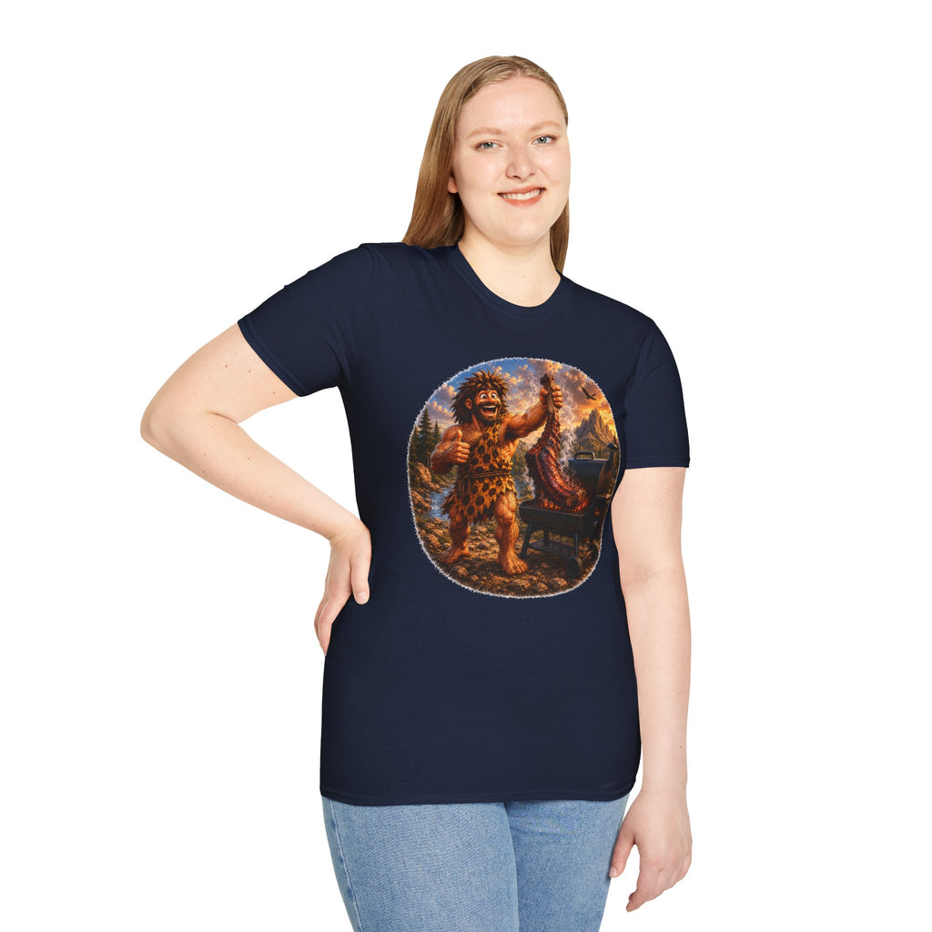 Caveman Grilling T-Shirt
