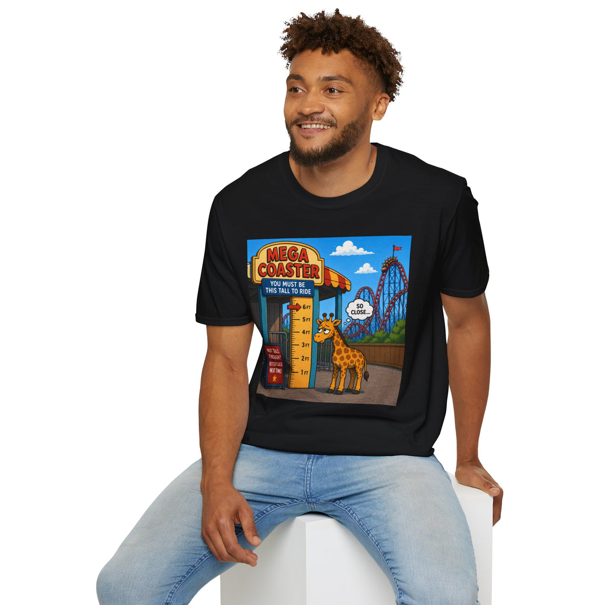 Almost Tall Enough Giraffe T-Shirt