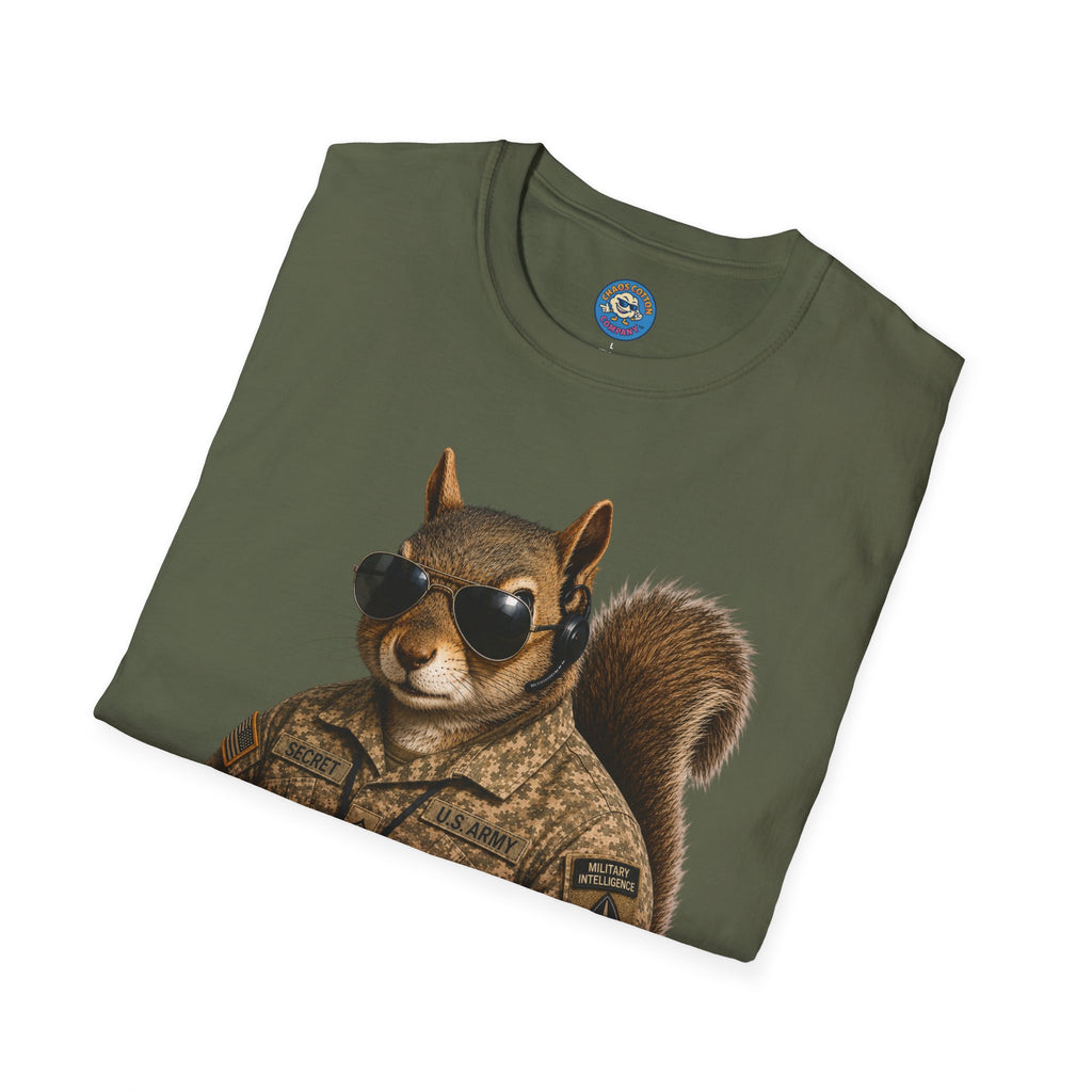 Secret Squirrel Military Intelligence Funny Tactical Squirrel Graphic