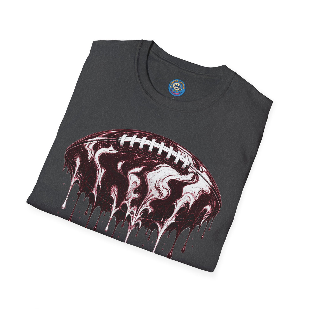 Mississippi State Bulldogs Drip Football T-Shirt