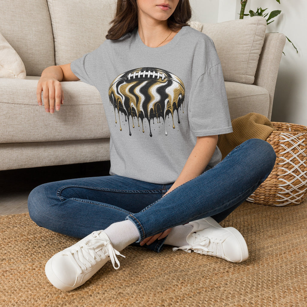Vanderbilt Commodores Drip Football T-Shirt