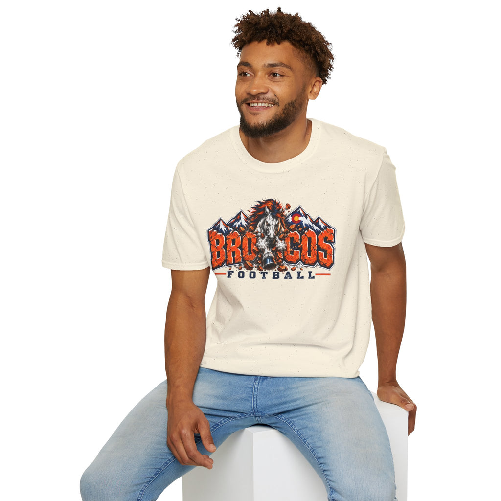 Broncos Football Mountain T-Shirt (V5)