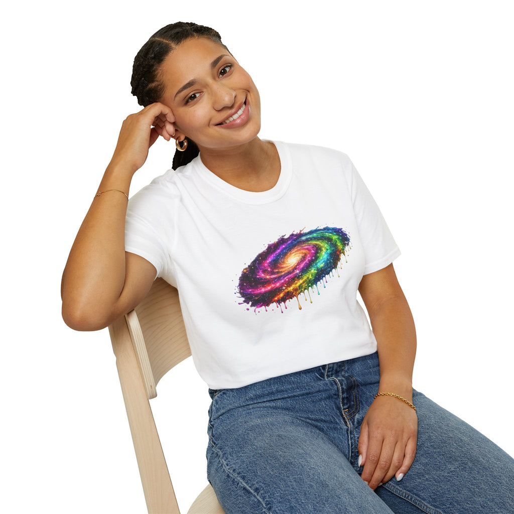 Rainbow Drip Galaxy T-Shirt