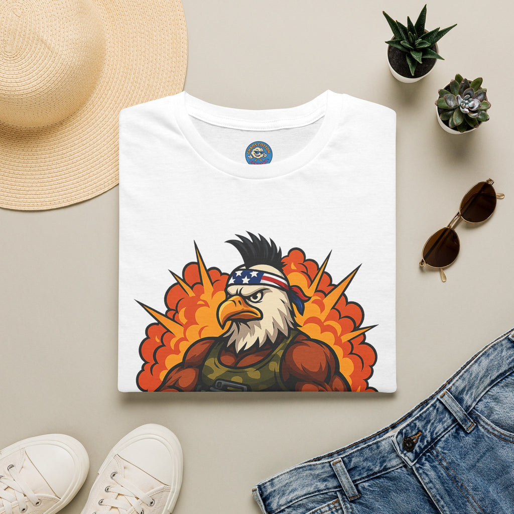 Patriotic Eagle Warrior T-Shirt