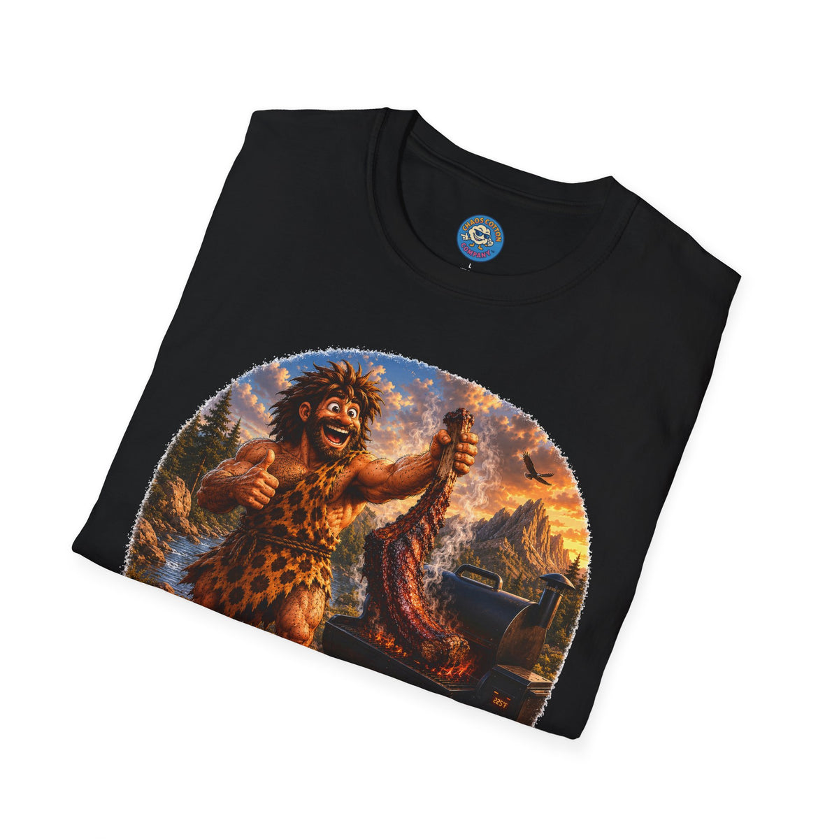Caveman Grilling T-Shirt
