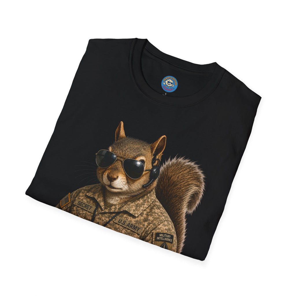 Secret Squirrel Military Intelligence Funny Tactical Squirrel Graphic
