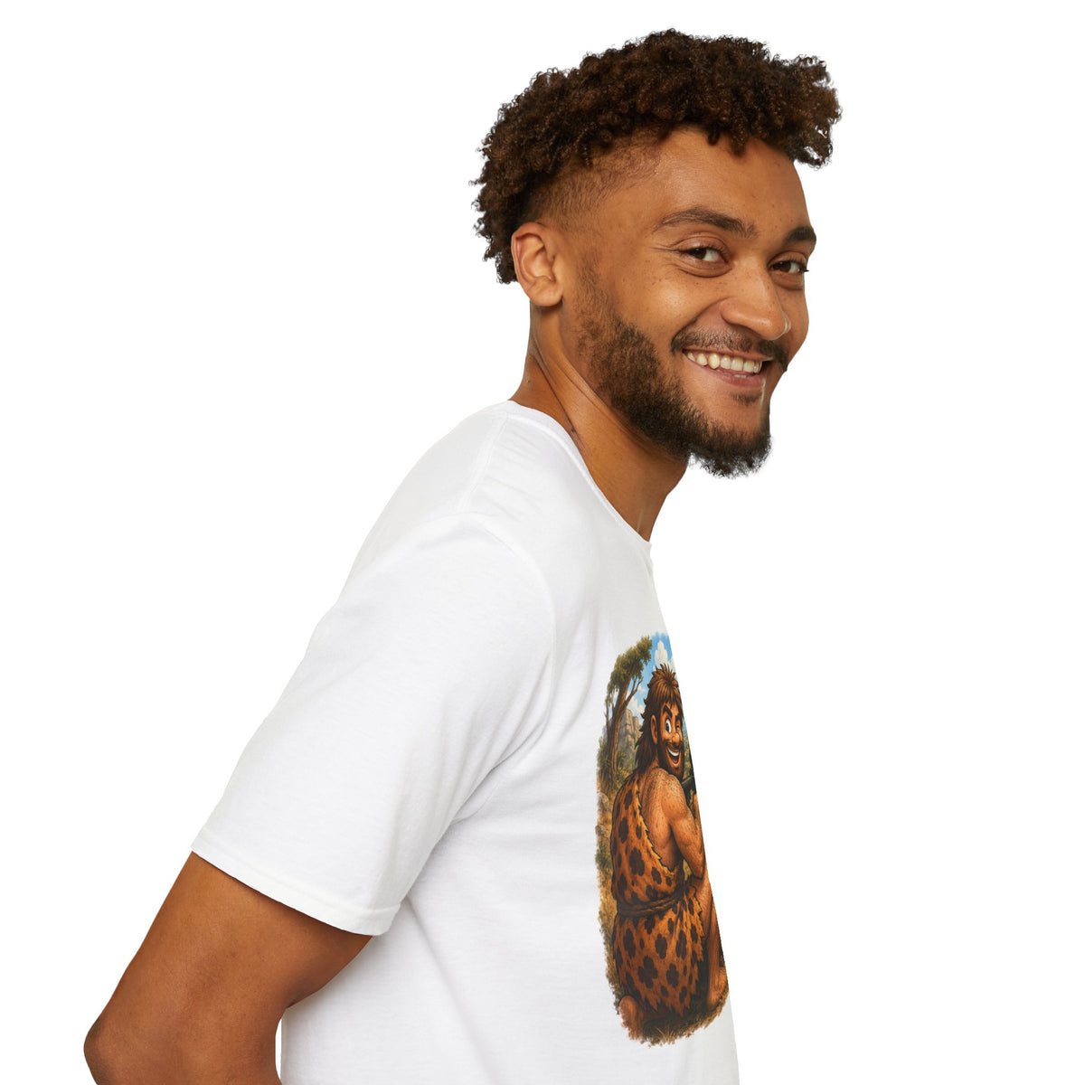 Caveman Hunting with an AR T-Shirt