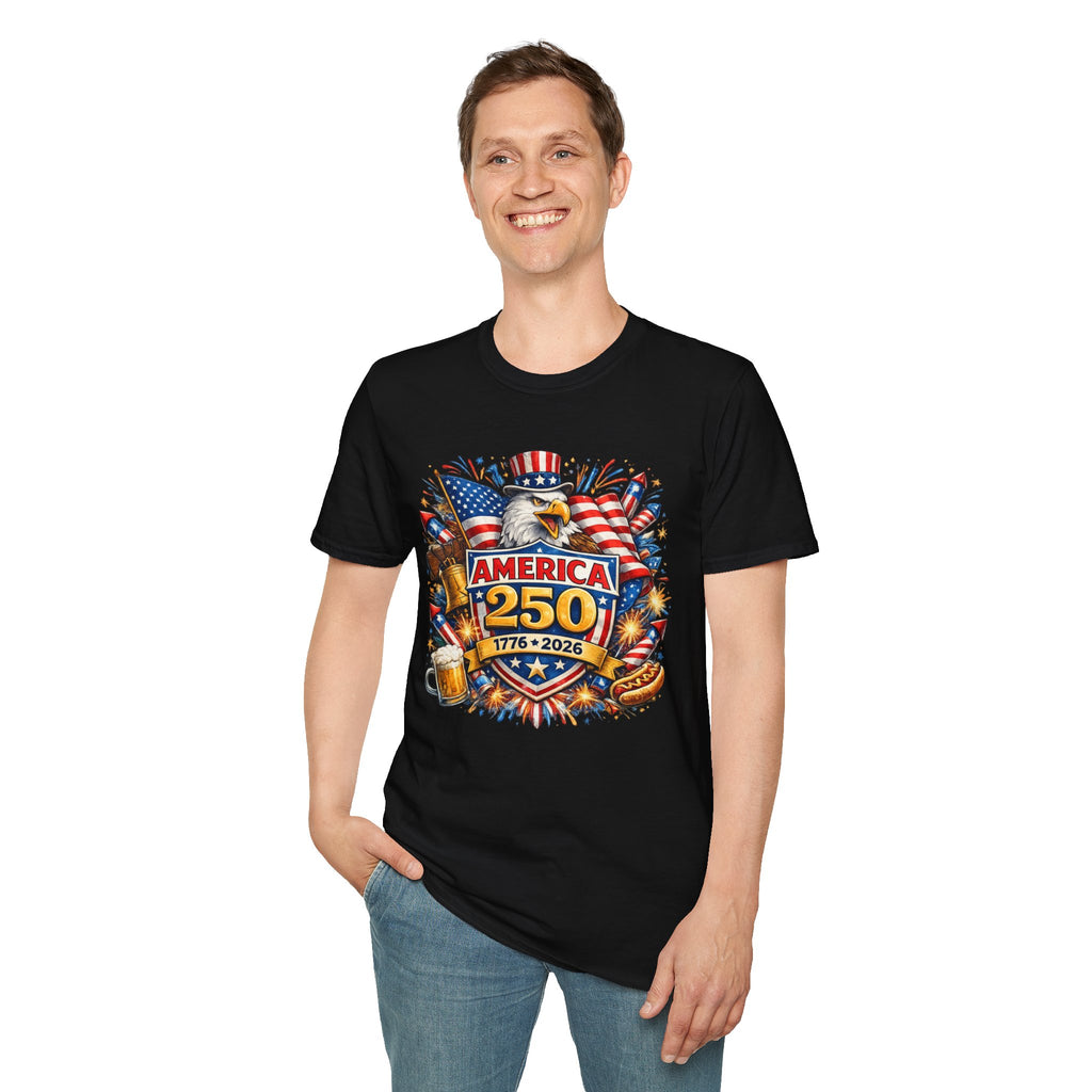 1776-2026 America 250 Patriotic T-Shirt