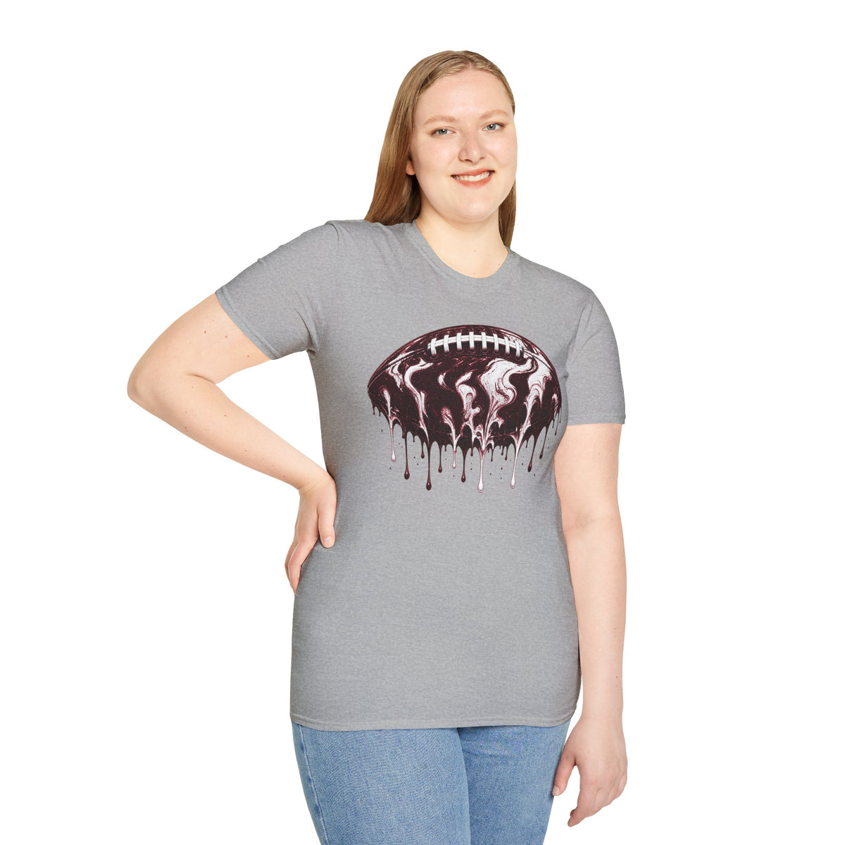 Mississippi State Bulldogs Drip Football T-Shirt