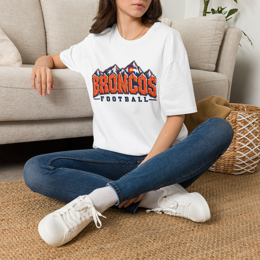 Broncos Football Mountain T-Shirt (V4)