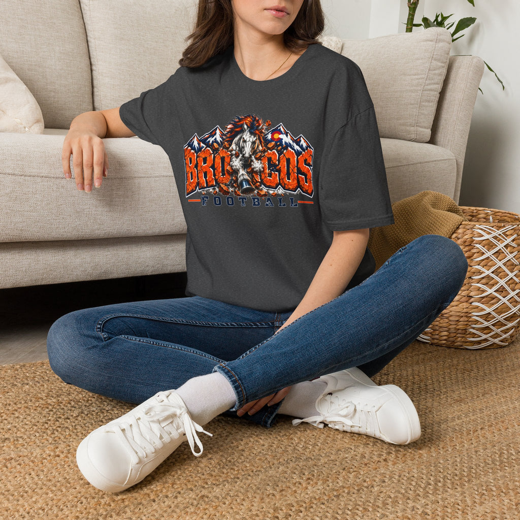 Broncos Football Mountain T-Shirt (V5)