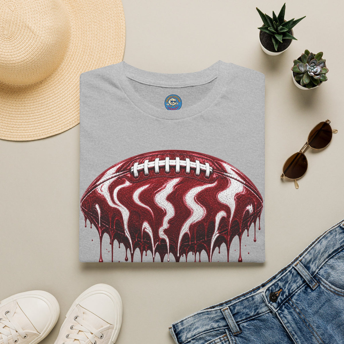 Arkansas Razorbacks Football Drip T-Shirt
