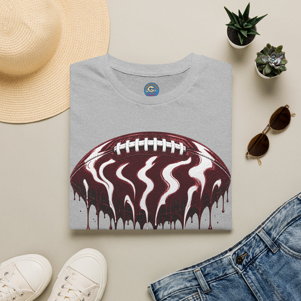 Texas A&M Aggies Drip Football T-Shirt