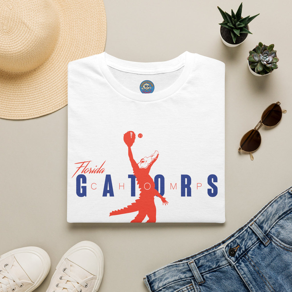 Florida Gators Chompman Baseball T-Shirt (V2)