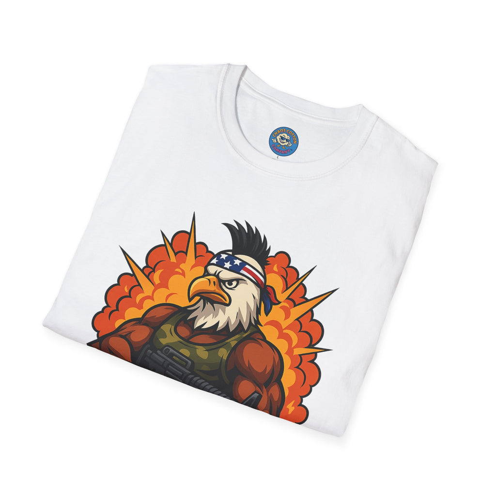Patriotic Eagle Warrior T-Shirt