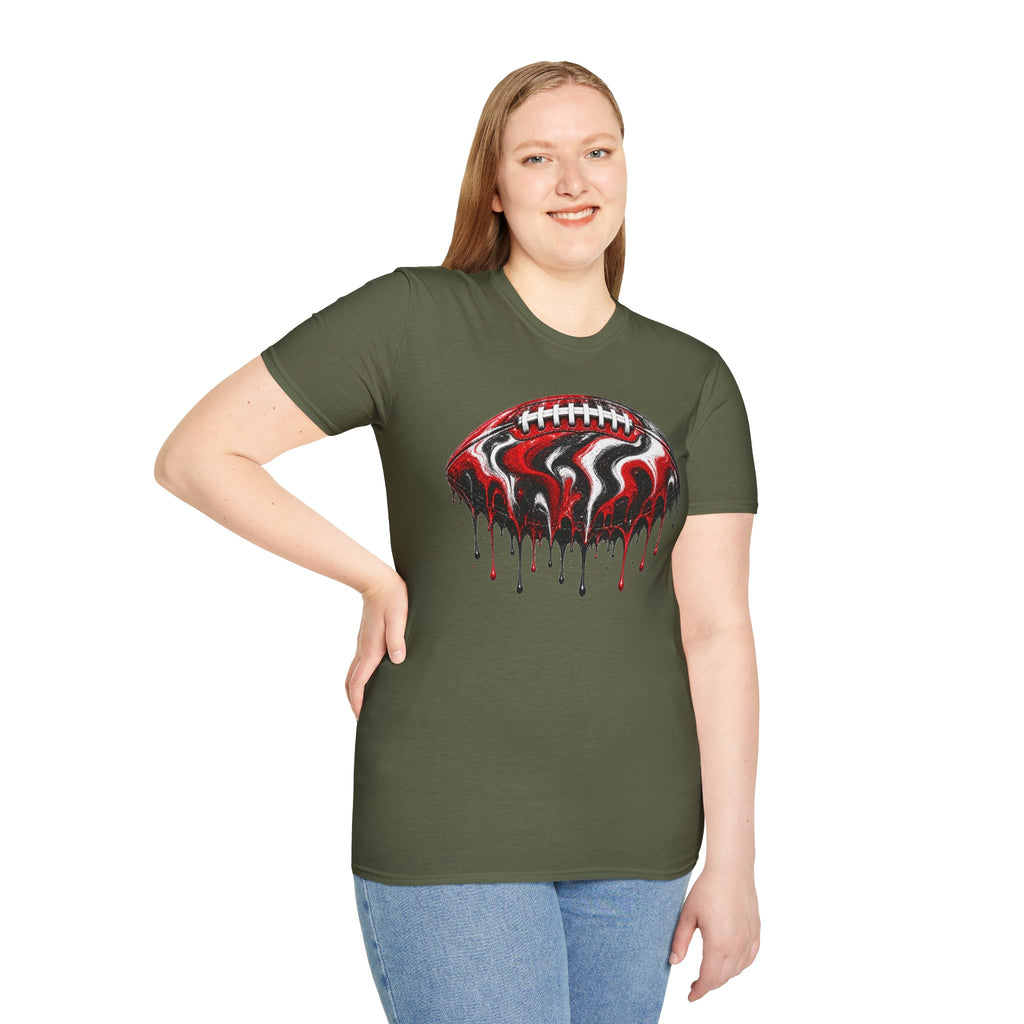 Georgia Bulldogs Drip Football T-Shirt