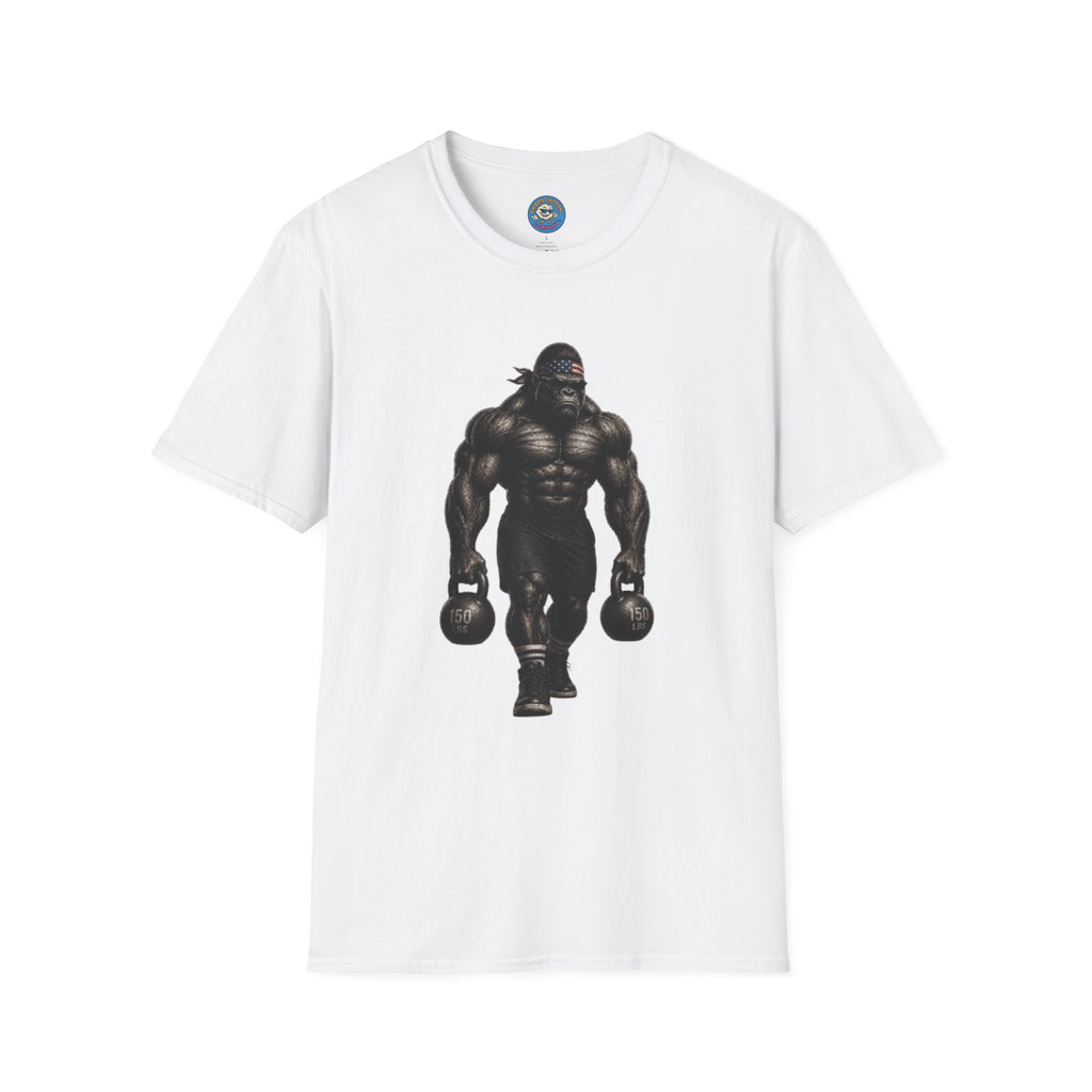 Gorilla Weightlifting T-Shirt (Farmer Carry)