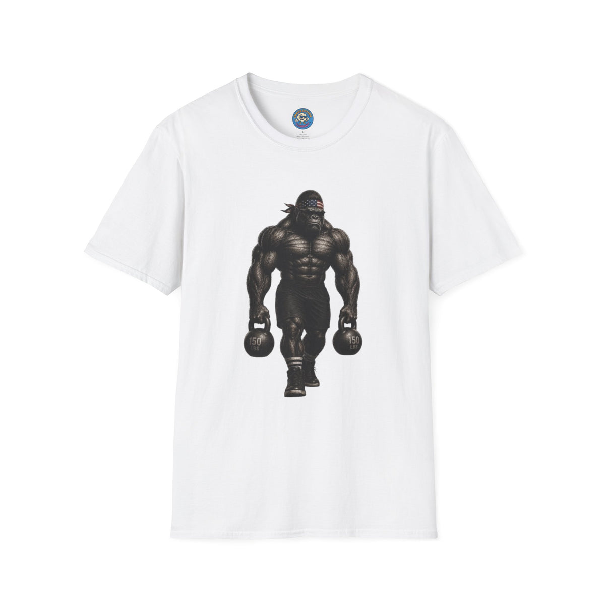 Gorilla Weightlifting T-Shirt (Farmer Carry)