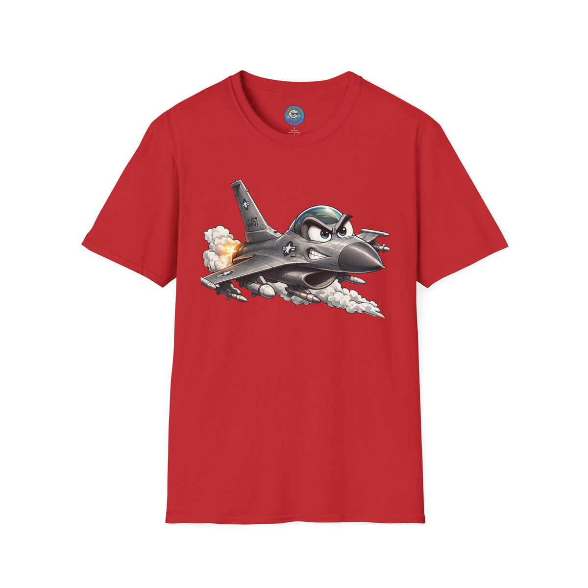 Cartoon Fighter Jet T-Shirt