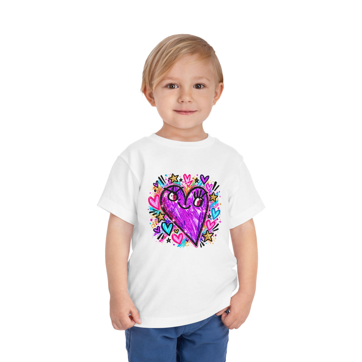 Hearts and Stars Toddler T-Shirt