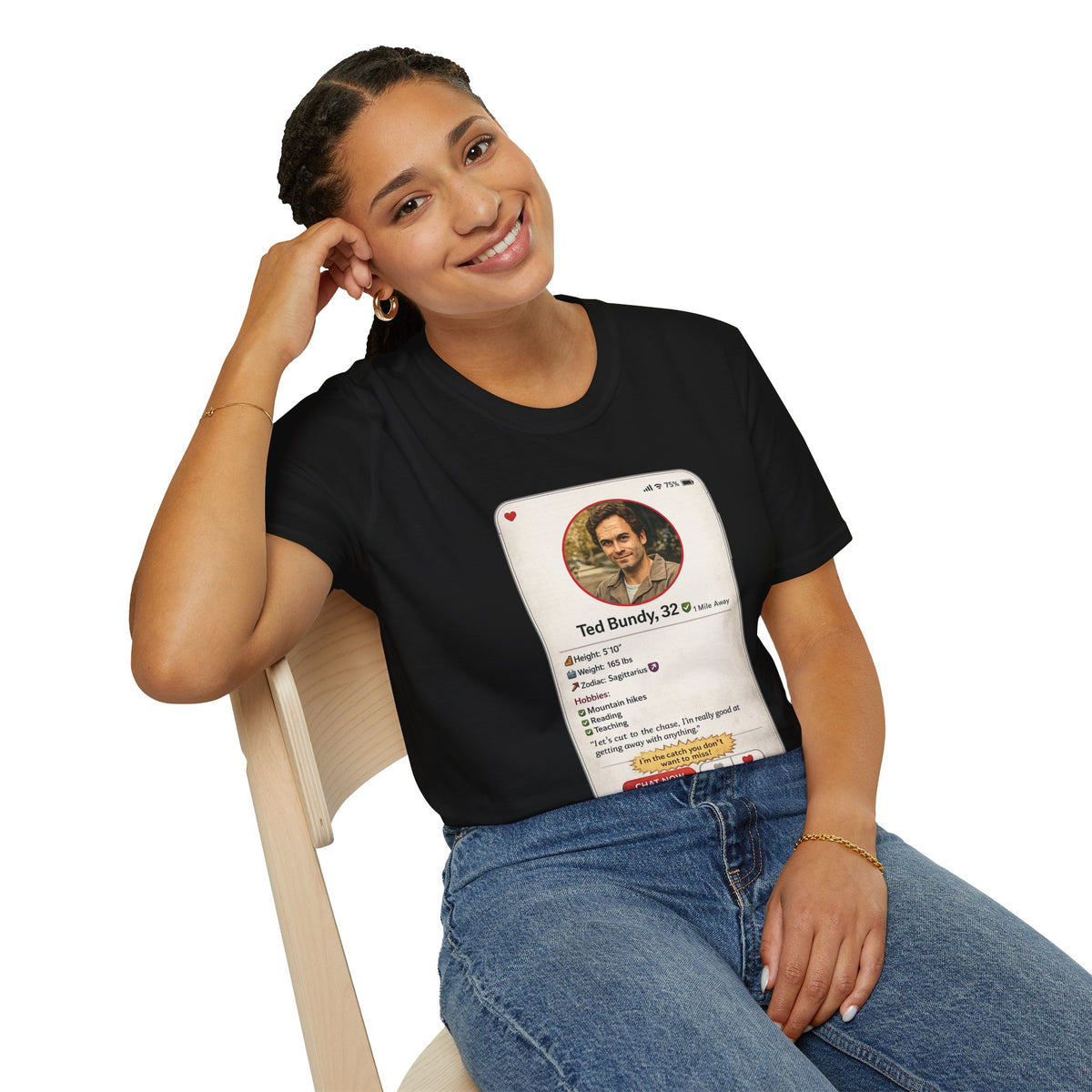 Ted Bundy Dating Profile T-Shirt