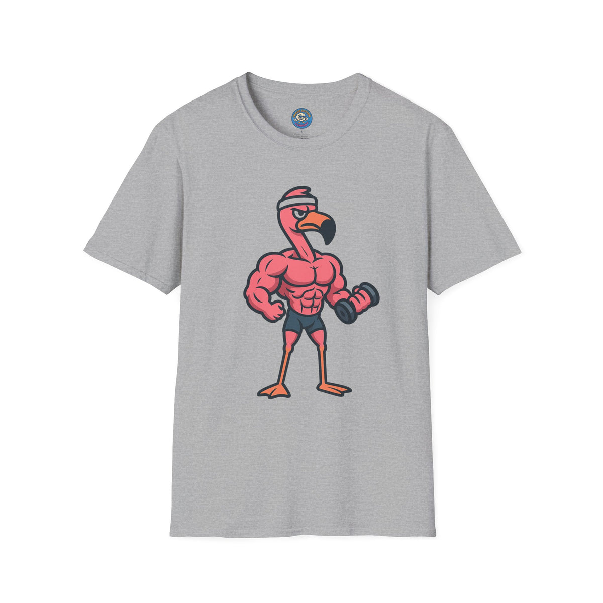 Skipping Leg Day Flamingo T-Shirt